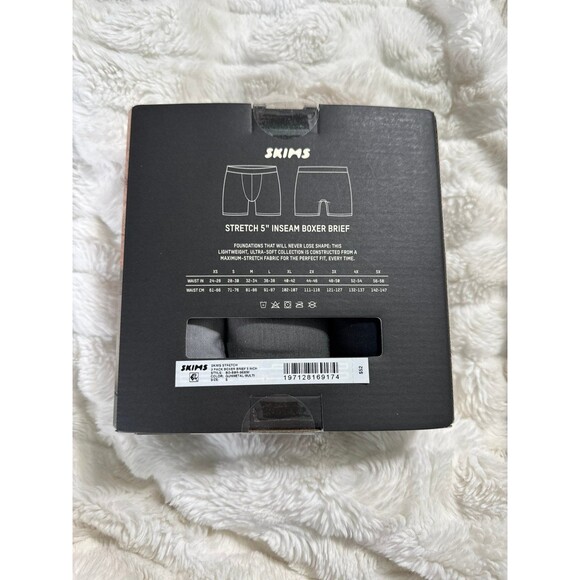 Skims stretch men’s 5” boxer brief pack - Picture 2 of 2